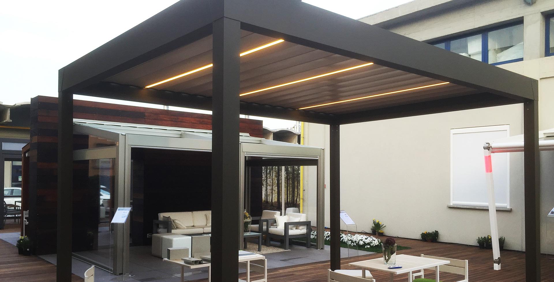 Pergola professionnel rétractable corradi