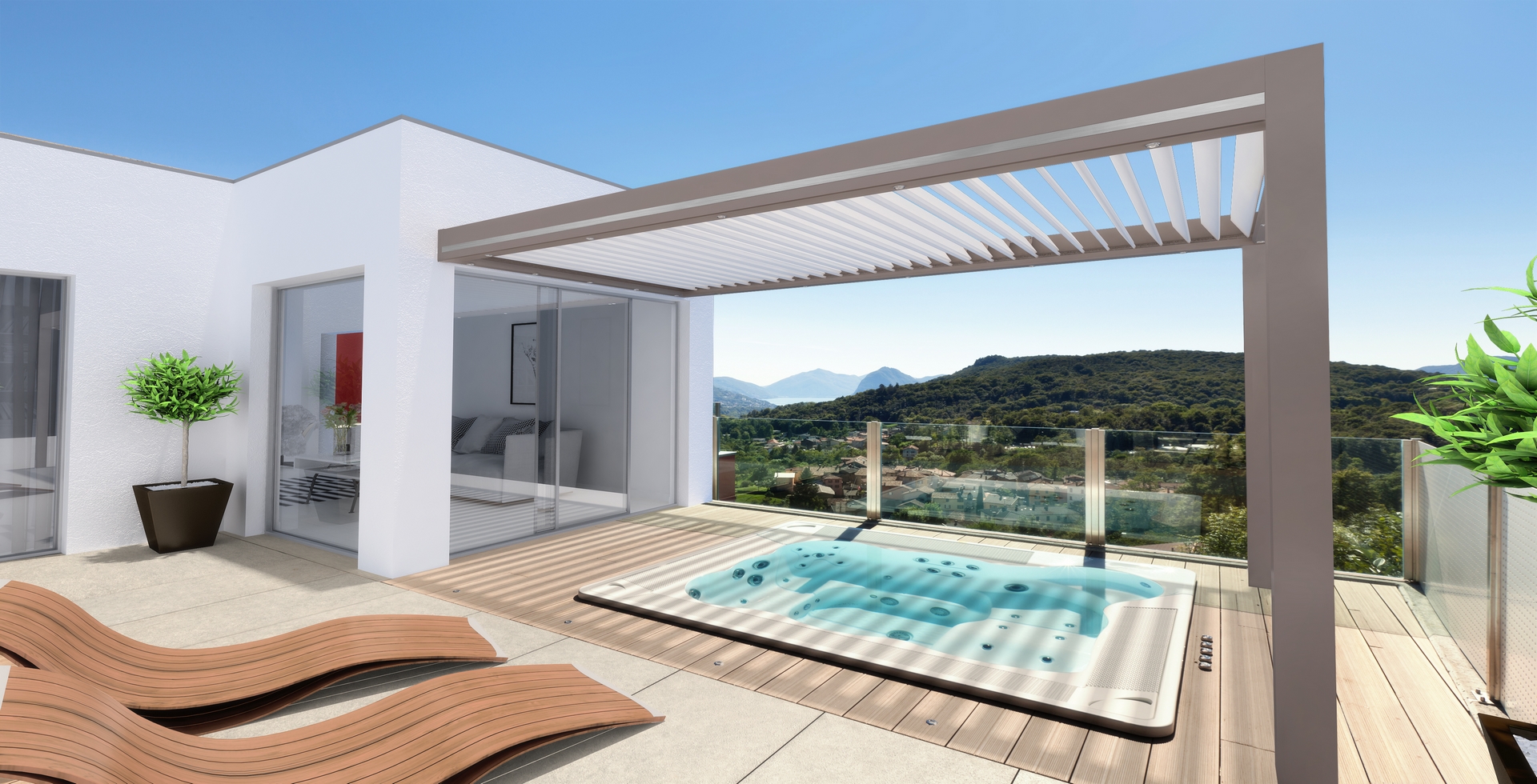 Pergola installée par Pergola Béziers